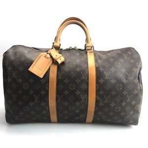 Pre-Loved Louis Vuitton Travel Bag, Keepall 50, Made in France
